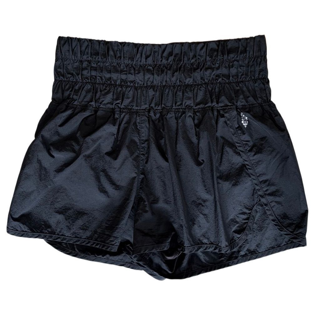 Free People Movement black The Way Home High Rise Lined shorts size L. - Picture 4 of 10